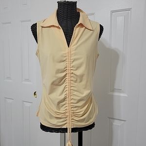 Arctex Collection Women's Top Size L Yellow EUC